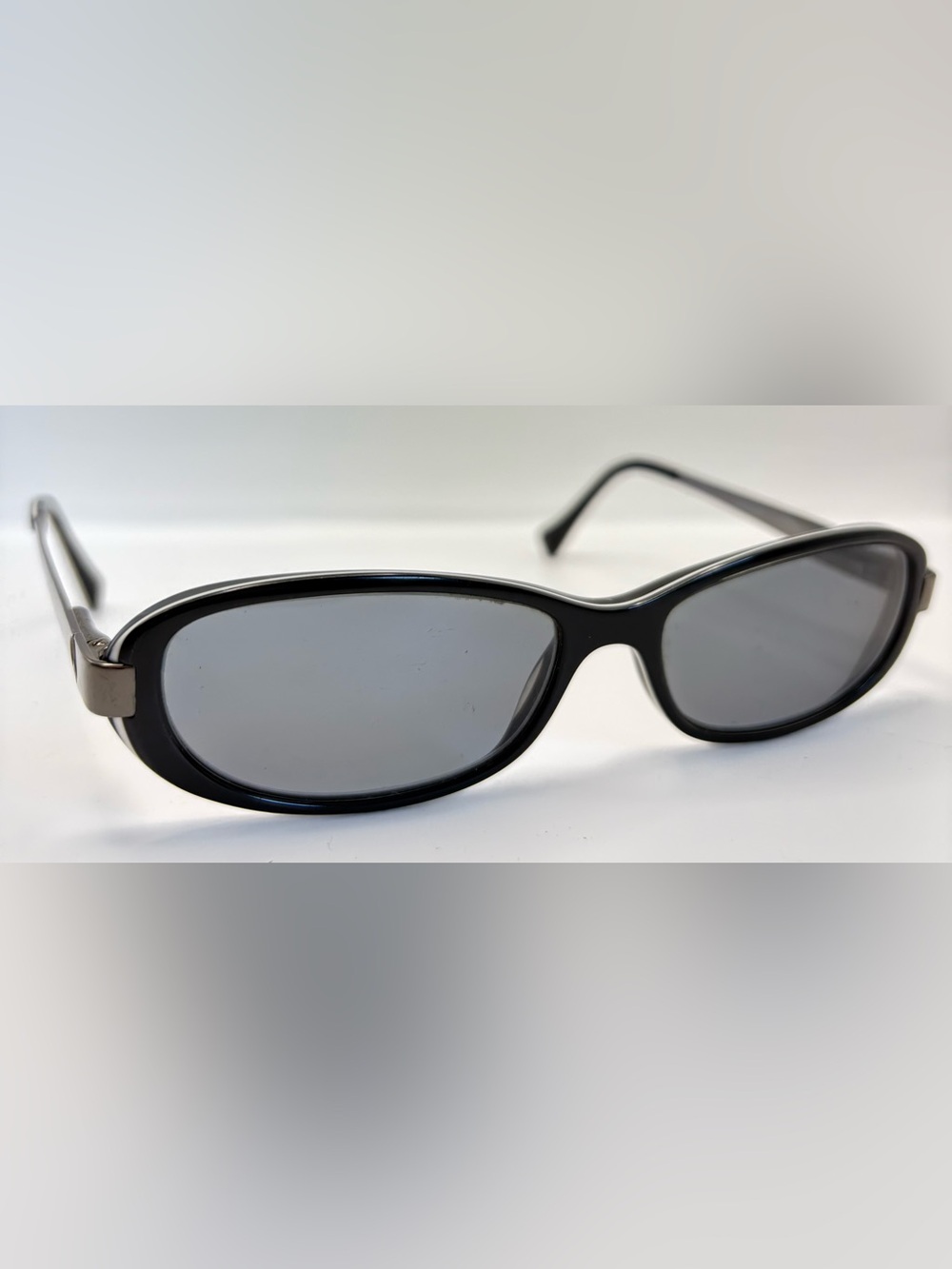 Luck Brand Layla Black Oval Sunglasses Frames Only
